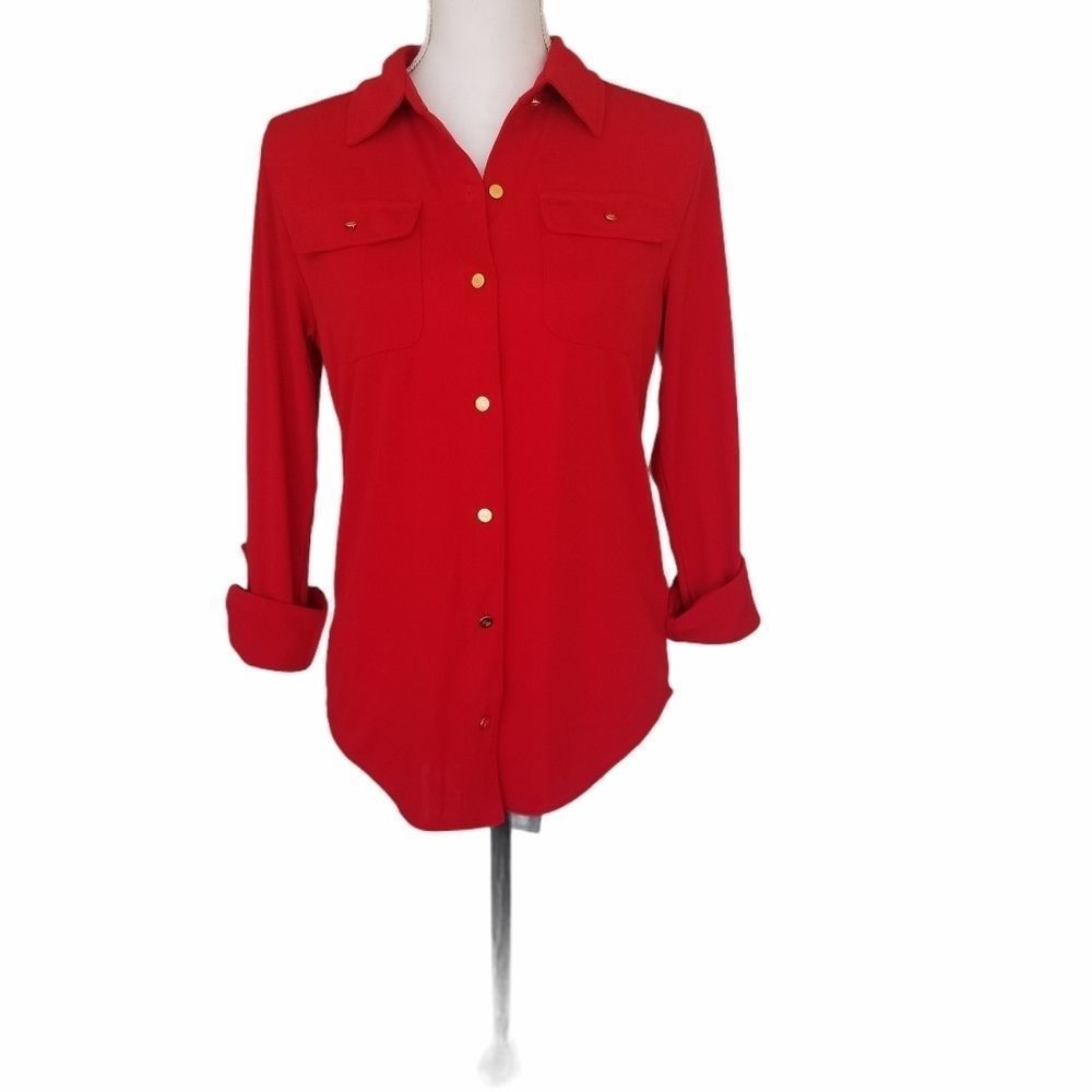 Lauren Ralph Lauren Red Shirt NWT Size M